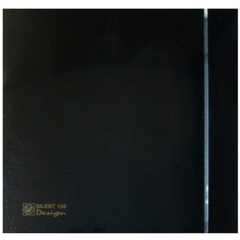 Вытяжной вентилятор с низким уровнем шума Soler&Palau SILENT-100 CZ BLACK DESIGN - 4C
