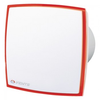 ВЕНТС 100 ЛД Лайт Т красный - вентилятор с LED подсветкой