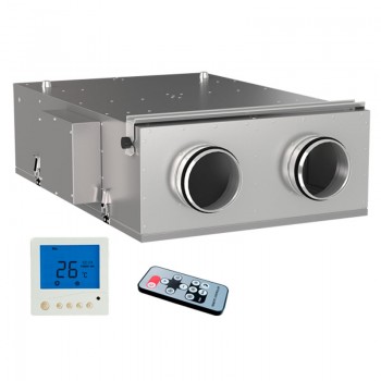 Приточно-вытяжная установка ВЕНТС ВУЭ2 150 П ЕС КОМФО с рекуперацией тепла