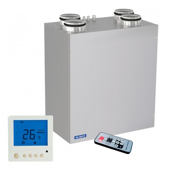 Приточно-вытяжная установка ВЕНТС ВУТ 301 ЭВ мини ЕС с рекуперацией тепла