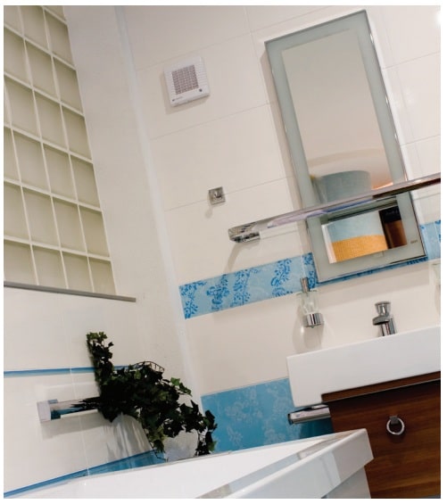 Пример установки вентилятора